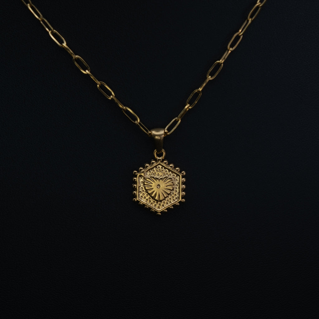 YBAN Sol Heart Necklace