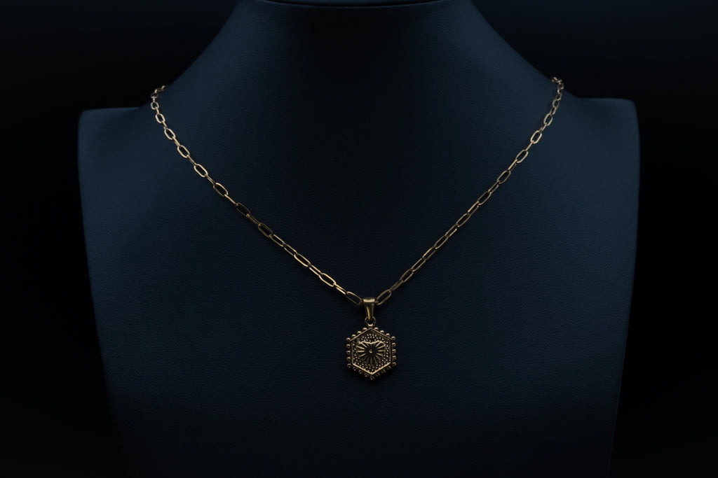 YBAN Sol Heart Necklace